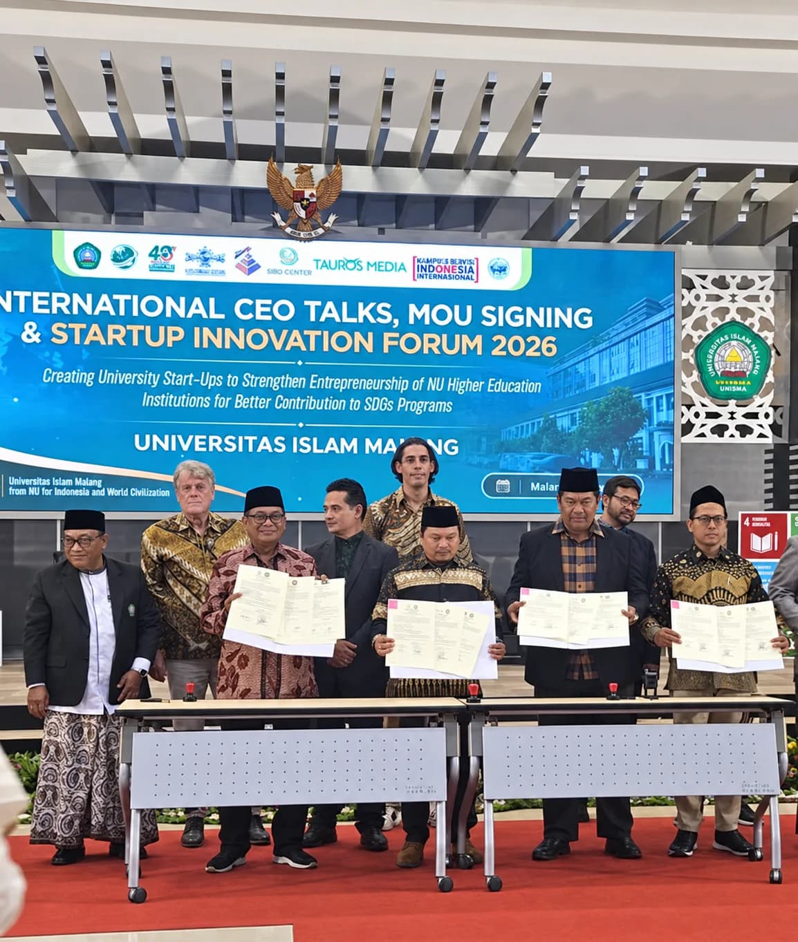 Memorandum of understanding signing with UNISMA